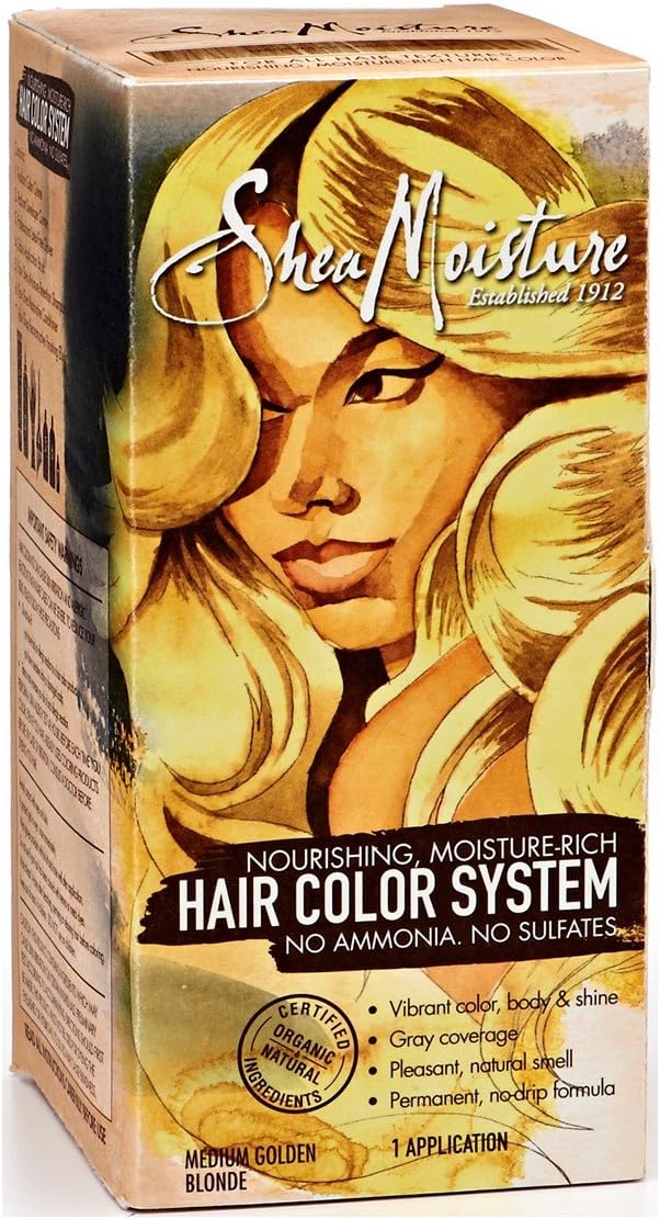 Shea Moisture S/m Hair Color Medium Blonde, 1 Pound