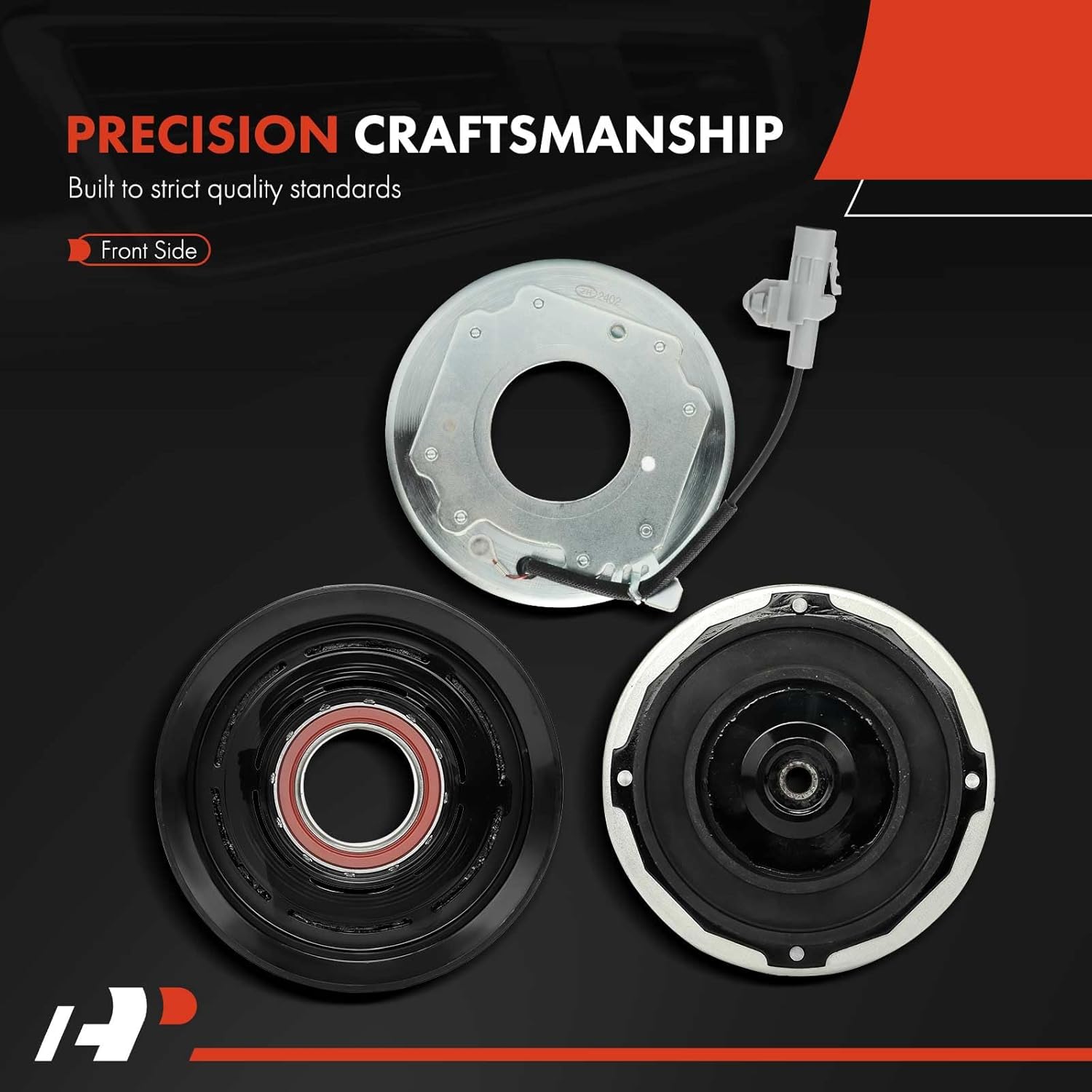 A-Premium Air Conditioner AC Compressor Clutch Kit Compatible with Toyota Camry 2012-2017, Highlander 2011-2013, Sienna 2011-2016, Avalon 2013-2018 & Lexus ES350 2013-2018, RX350 2010-2015, 3.5L