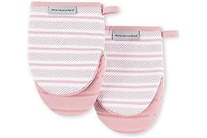 Protect Your Hands with KitchenAid Albany Pink Oven Mitts