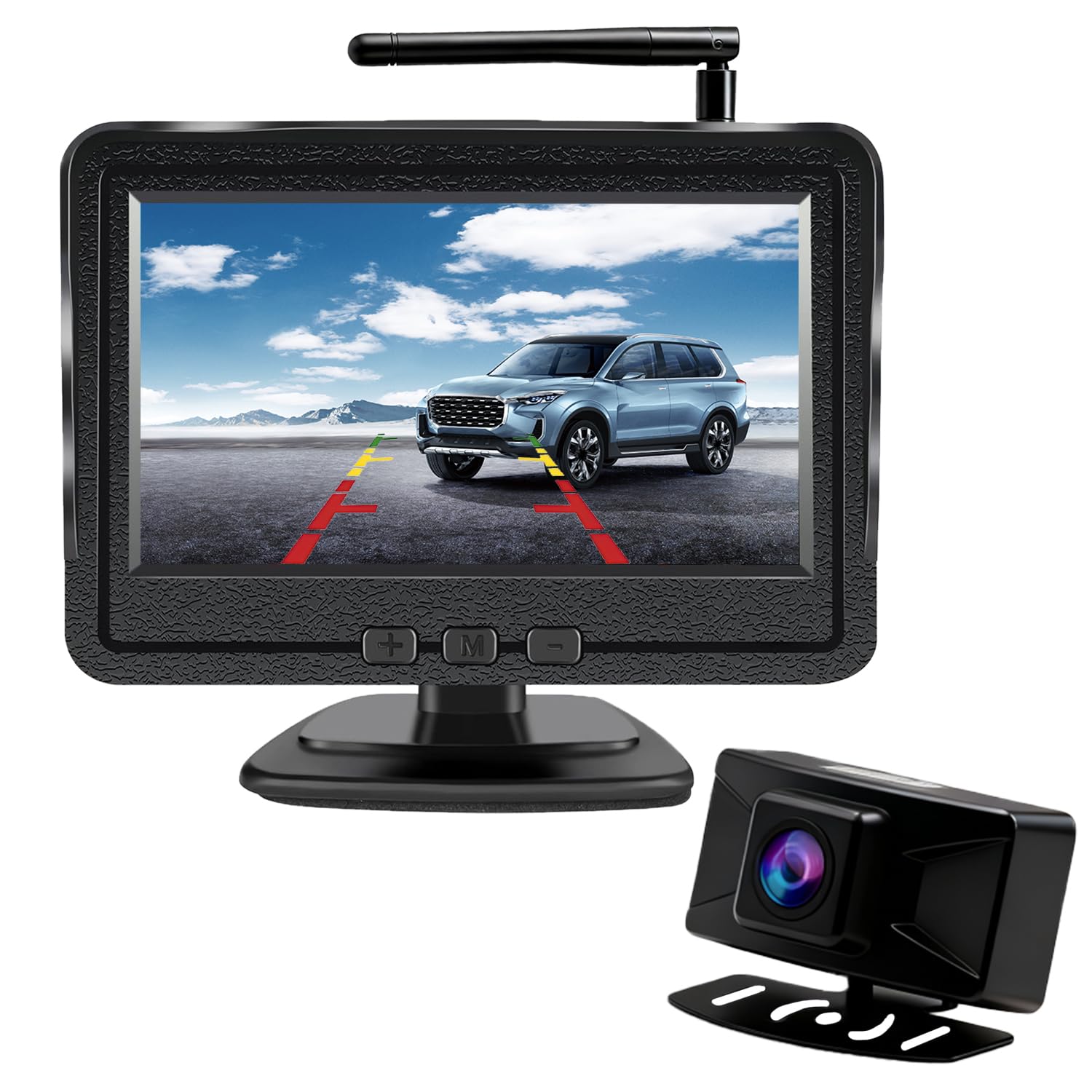 ワイヤレスカメラ・受信機液晶モニターセット（SDカード対応） Amazon.co.jp: Stynxro ワイヤレス バックカメラモニターセット 4.3