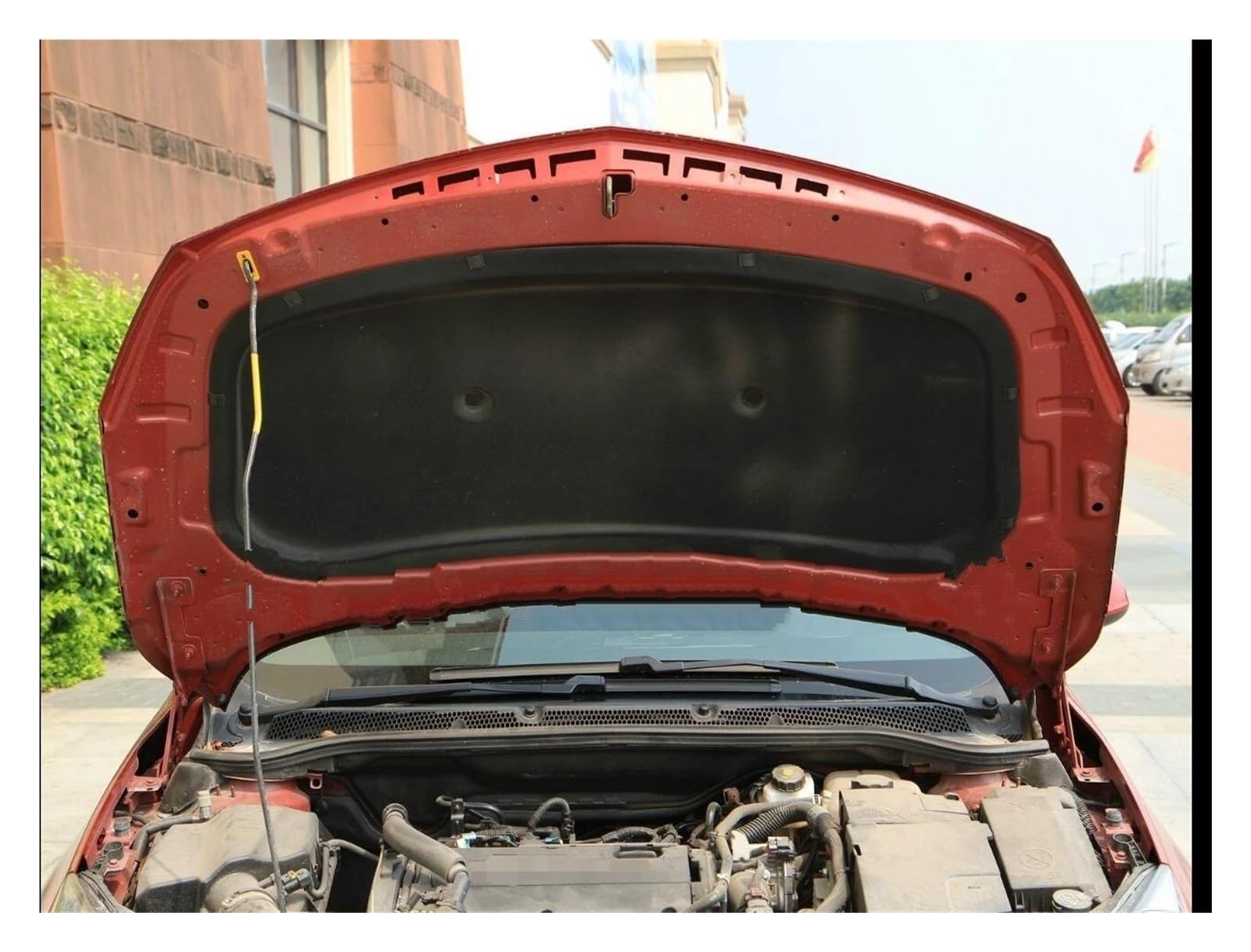 fonoassorbente isolamento Per Opel Per Astra J 2009-2014 Auto Motore Cofano Isolamento Acustico E Termico Cotone Copertura Insonorizzante Accessori