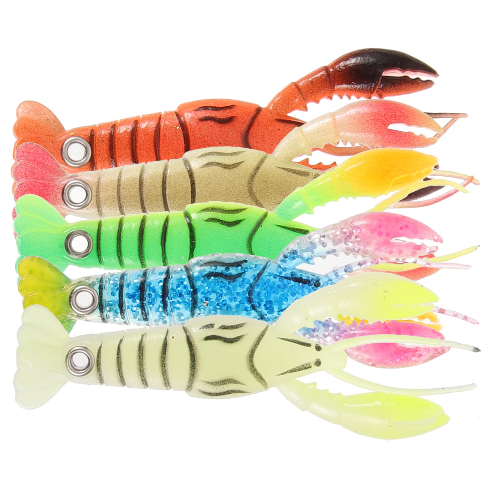 POPETPOP 25pièces Petits Leurres Artificiels Souple pour Appâts Réutilisables pour Eau Douce Et Plein Air
