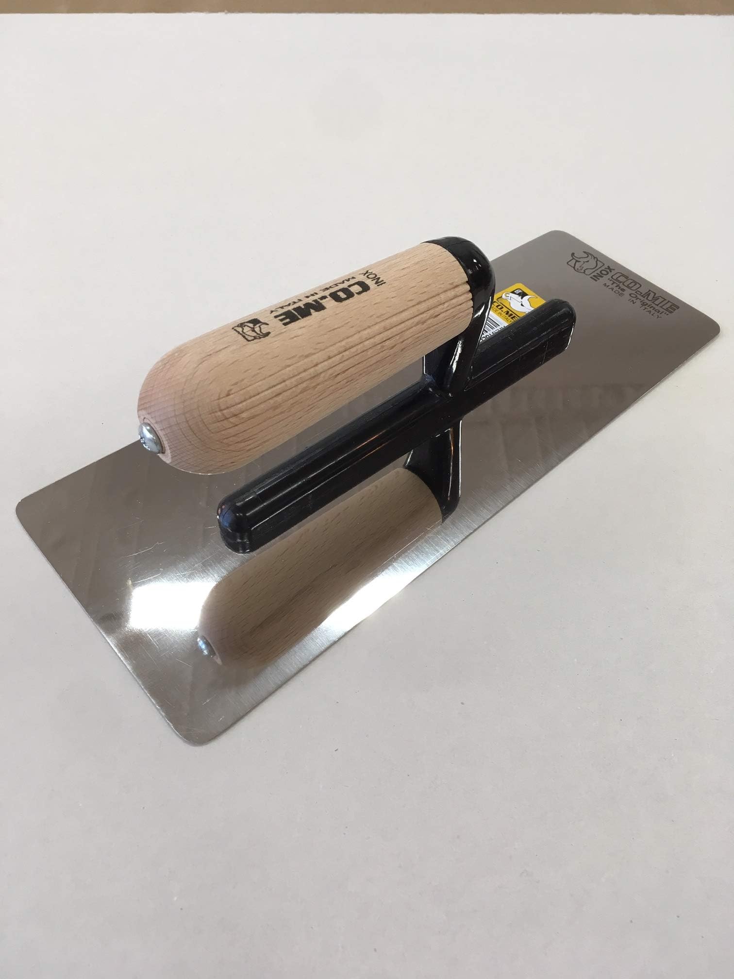 CO.ME Trowel - LIPATO (with bevel) for Marmorino Venetian plaster. Size - Large 280mm x 120mm