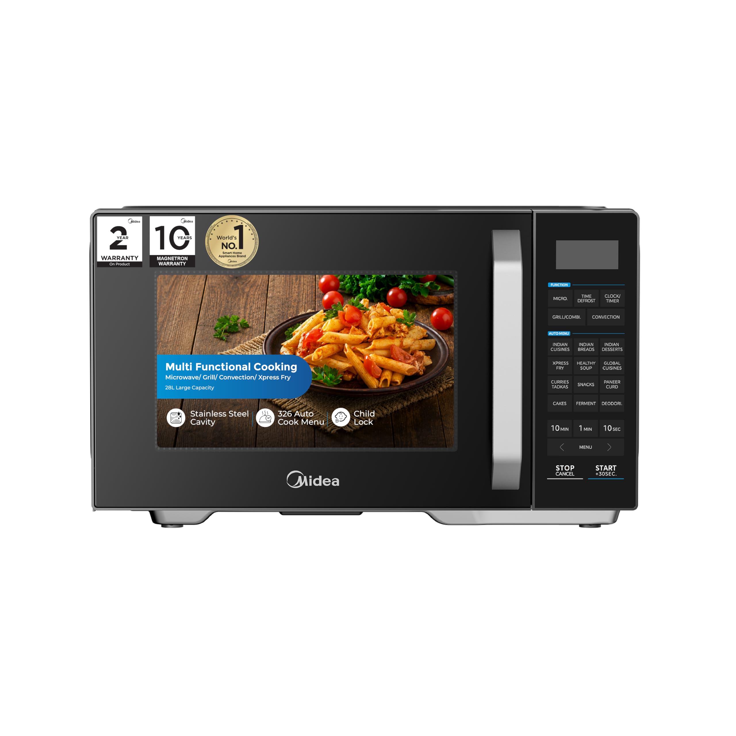Midea 28L Convection Microwave - Air Fry & Grill -1