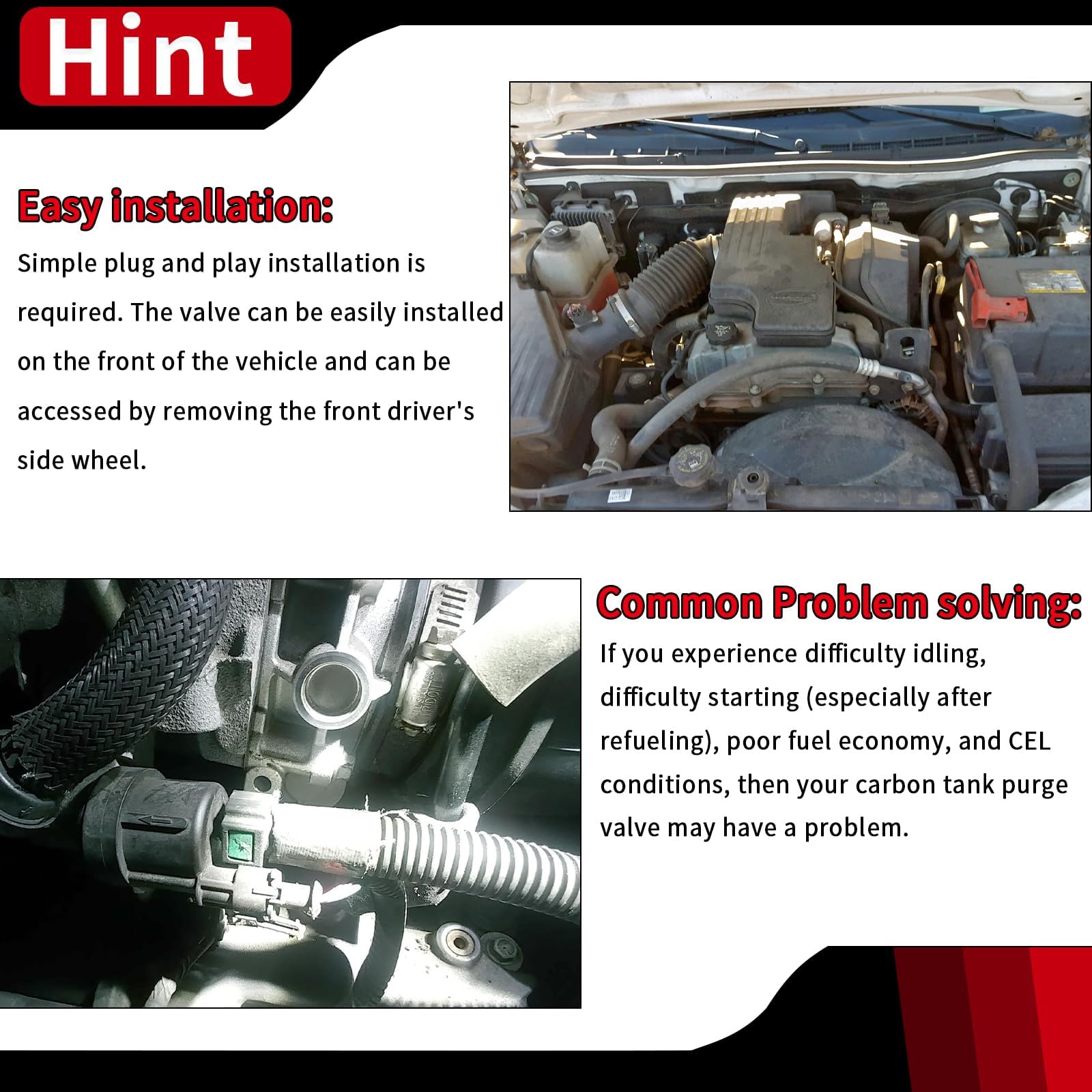 FEXON Vapor Canister Vent Solenoid Valve Compatible With Chevy Colorado GMC Canyon - View #6