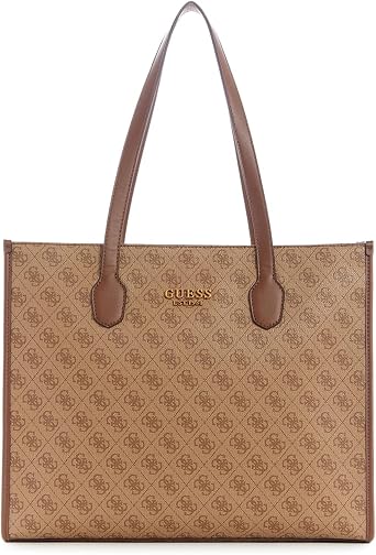 GUESS HWSB8665240 Women's Silvana 4G Logo Handle Flap Bags