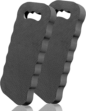 Altdorff Thick Kneeling Pad 2 Pack, Waterproof, Comfortable Garden Kneeling Pads Stain Resistant, Multi-Functional Kneeler Pad for Gardening, Baby Bath, Yoga, Praying and Exercise Black