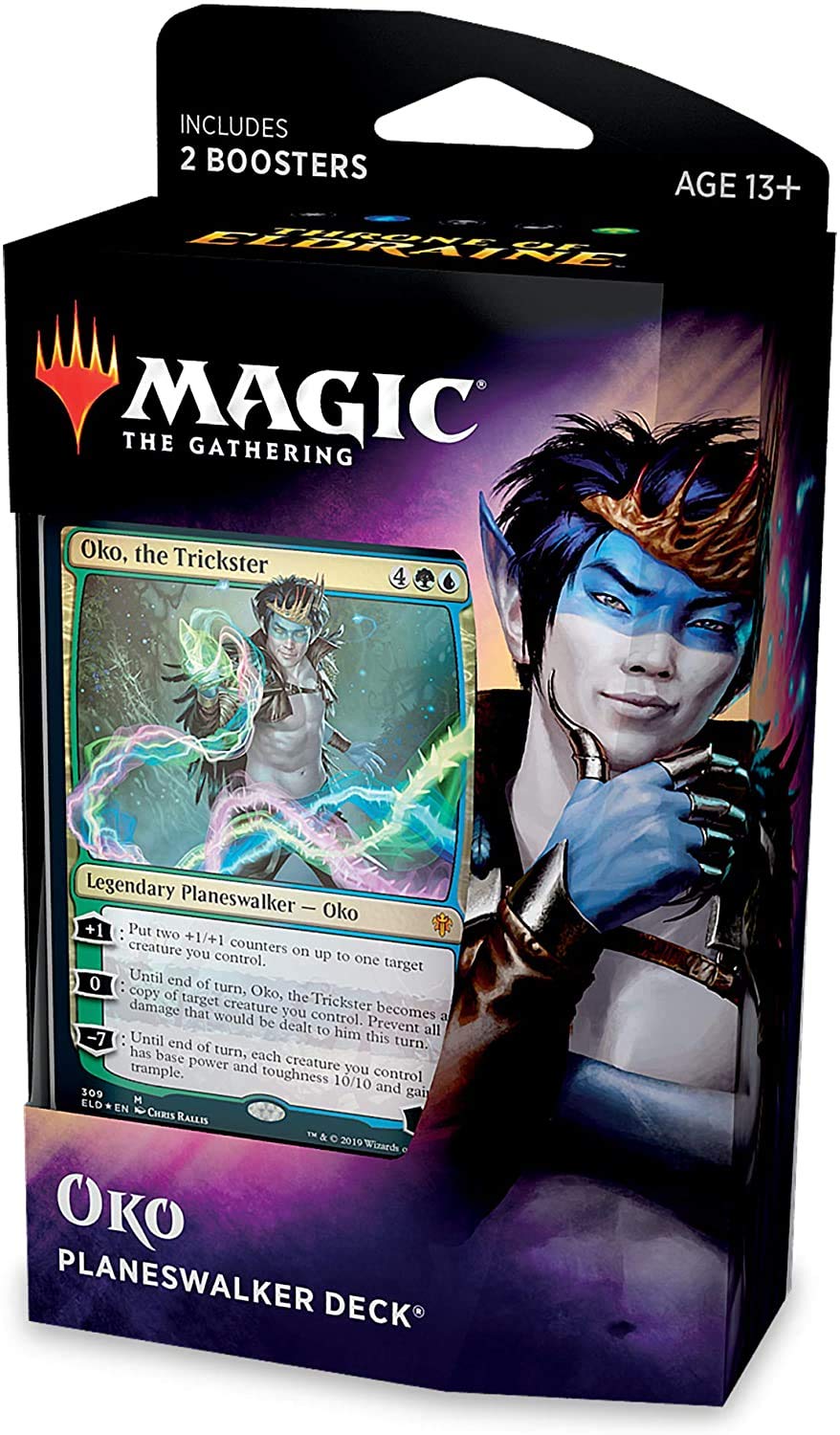 Amazon.com: Throne of Eldraine Oko, The Trickster Planeswalker Deck |  Ready-to-Play