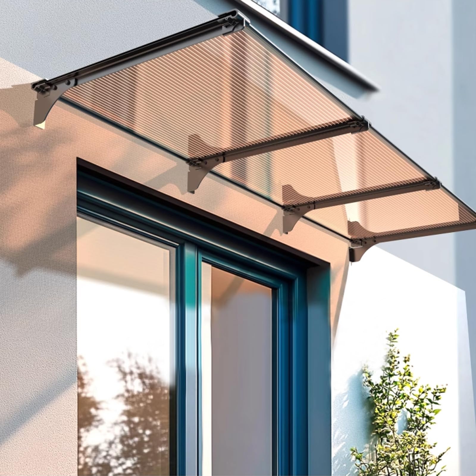 Garden Canopy UV Protect Front Door ning Soundproof Rain Shelter Patio SunEntryway Cover for Veranda (50x160cm20x63)