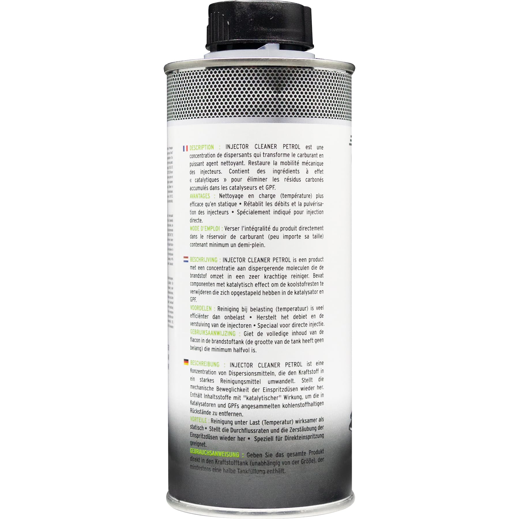 022804 Nettoyant Injecteurs Essence, Rétablit Les Débits et la Pulvérisation des Injecteurs, PREVENTIF, 375 ML, Additif Moteur