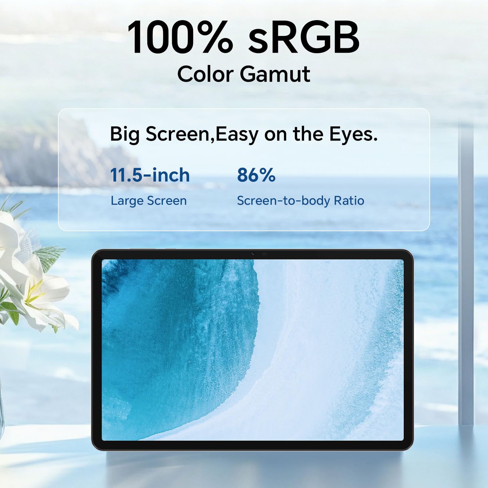 HONOR Pad X9a Tablet 11.5" 2.5K 120Hz 6+128GB Batteria 8300mAh Grigio