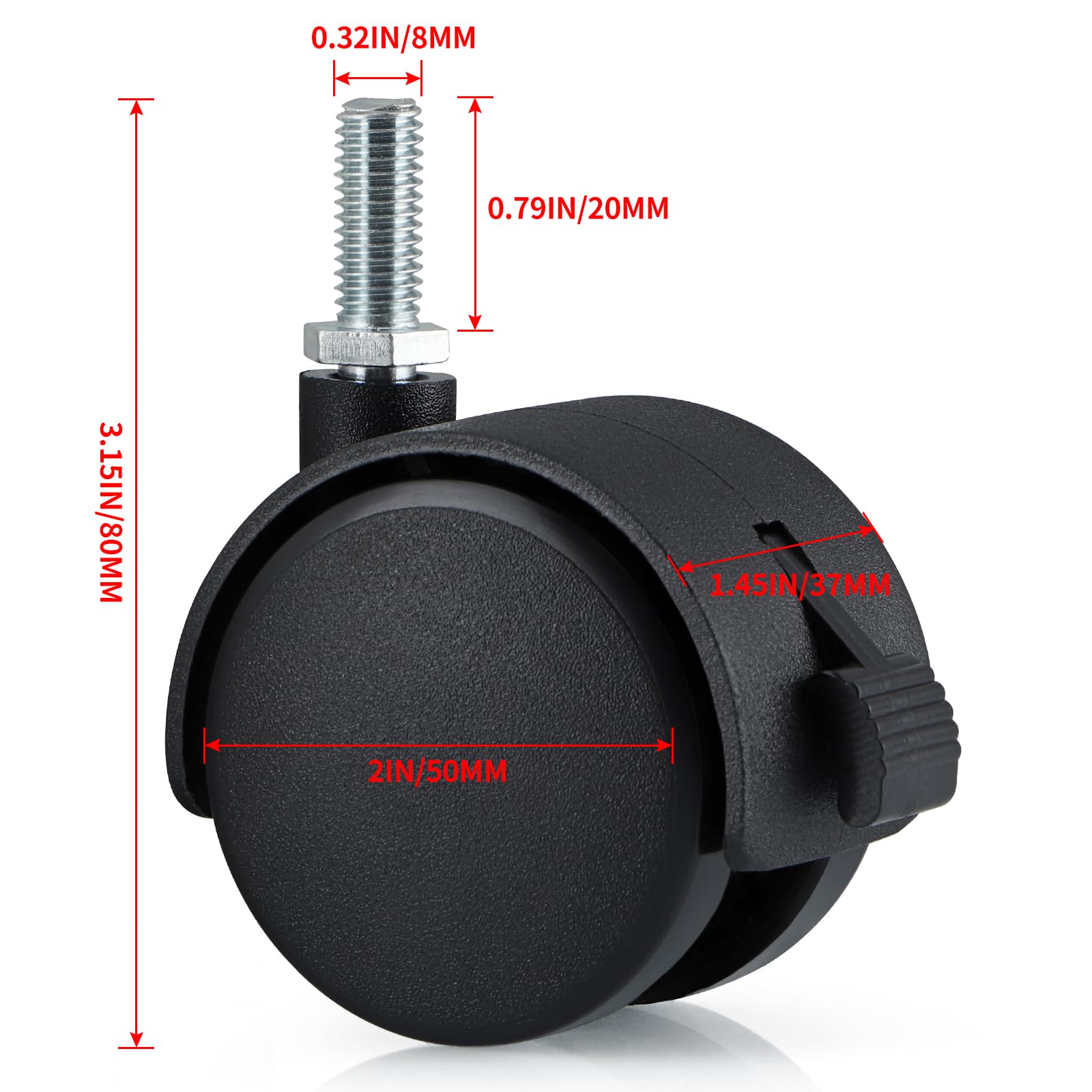 Feltrini In Teflon GOODWAY - 16 Pezzi Autoadesivi Diametro 40 Mm Per Mobili E Sedie - Foto 10