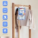 NATRUTH 12-PACK Sacs absorbants d'humidité avec linge frais, Desiccant Sac de suspension pour armoire de salle de bains de cuisine, élimine les odeurs, Sacs déshumidificateurs de dressing