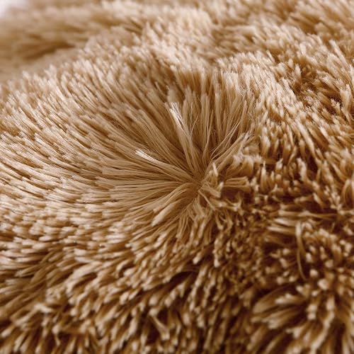 Miniatura 3 de Uhamho Lujosa funda de edredón de 1 pieza, de piel sintética, lanuda, de terciopelo, con cierre de cremallera, sin funda de almohada, sin edredón