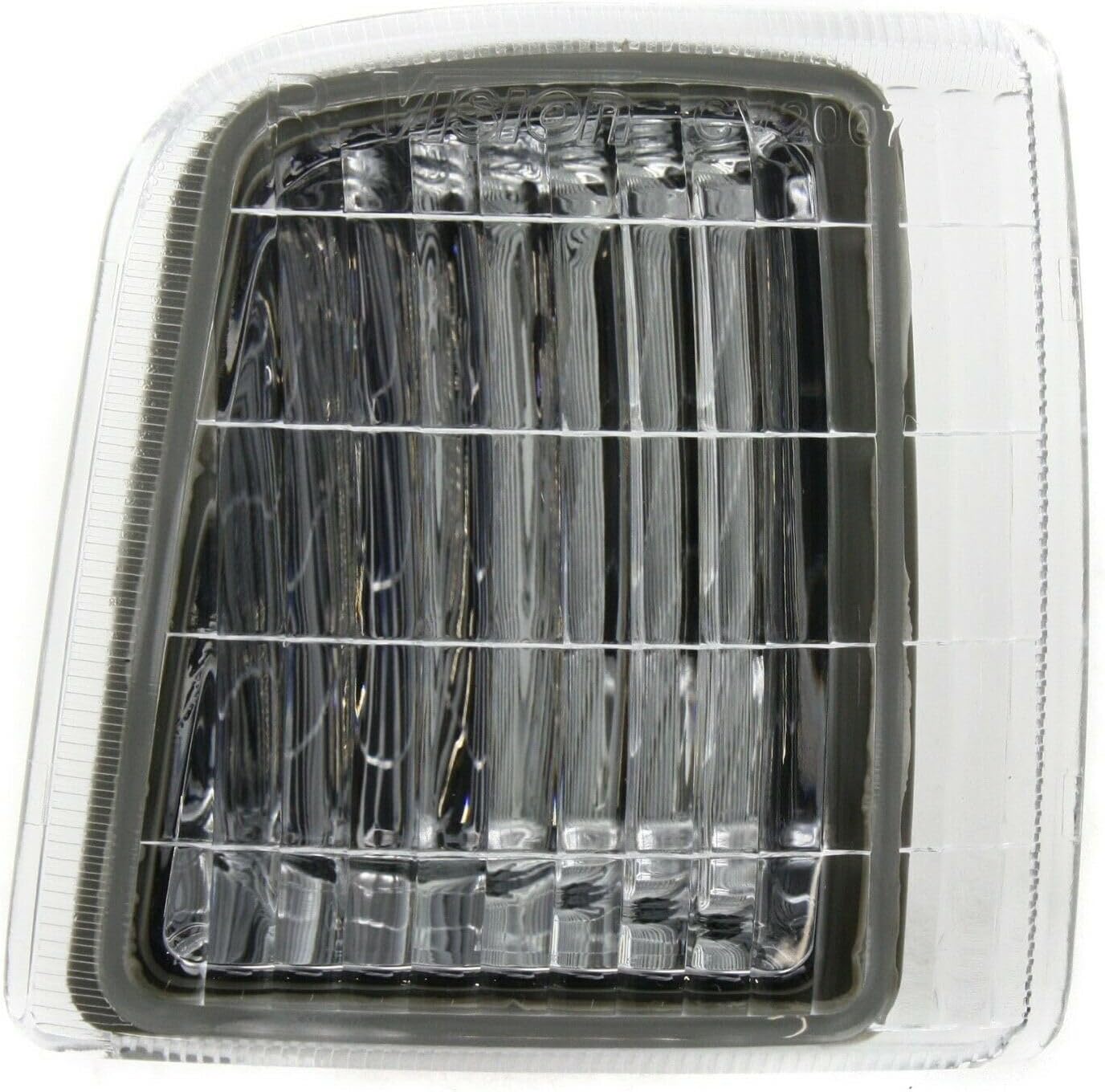 Corner Light Assembly 2pcs Left Right Side Clear Lens Signal Lamp for Chevy GMC Safari 1995-2005 without Bulbs, Corner Light GM2550139 10818583