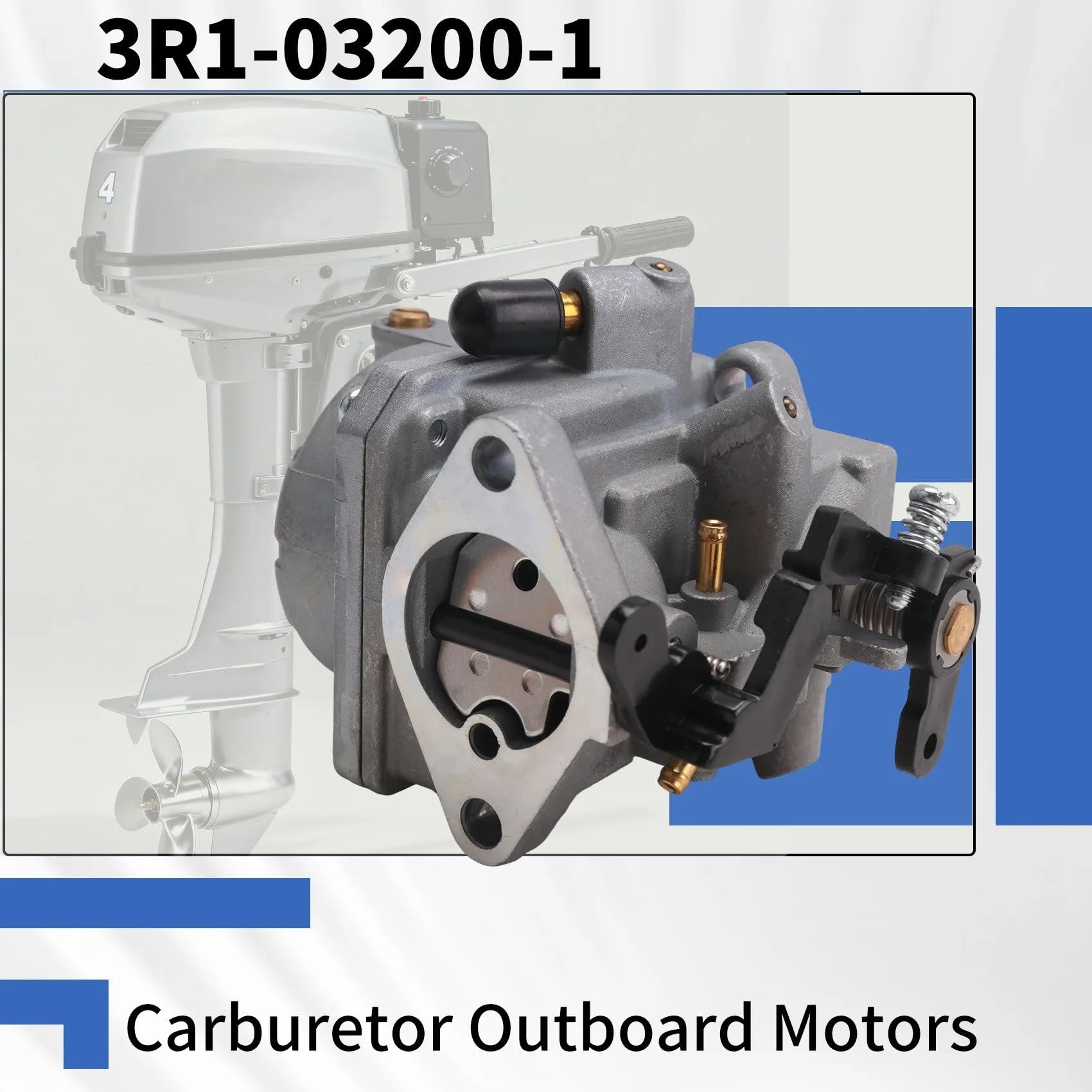 Carburador Carb 3R1032001 Carburatore Per Motori Fuoribordo Per Mercury Per Mariner 2 2.5 3.5 4 5 6 HP Per Tohatsu Per Nissan Per MFS 853720T25 803522T03 Motori Carburatore