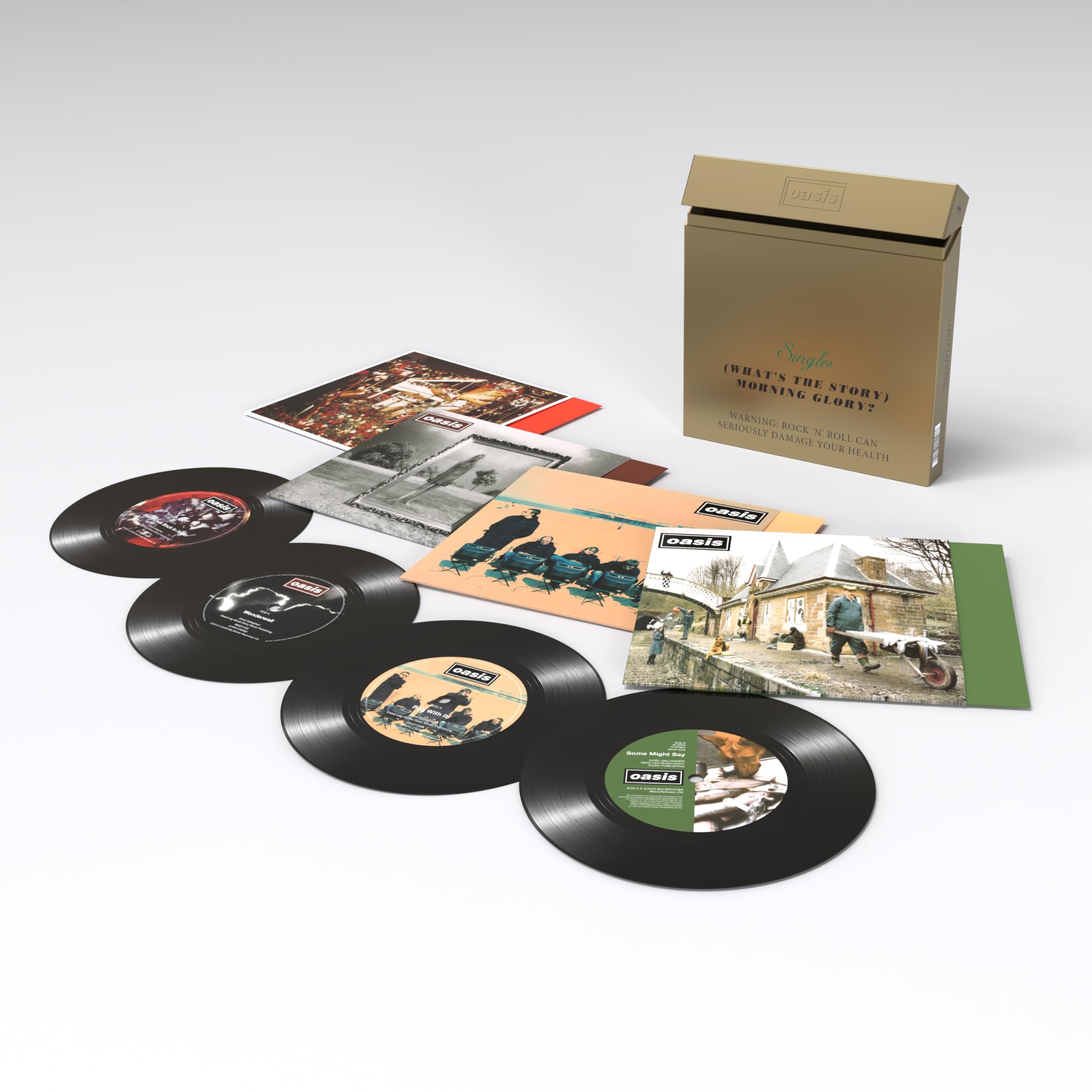 OASIS WHAT'S THE STORY MORNING GLORY LTD 4 x 7"" VINYL BOX SET SEALED