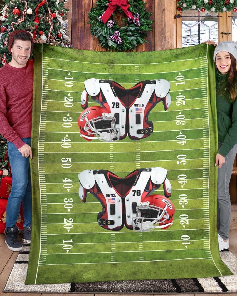 Boys Football Blanket Football Blankets And Throws - 50x40 Inches Sport  Throw Blanket For Boys Kids Teens Black Football Gifts For Football Lovers  Game Day Nfl Football Blankets Personalized, image size:900x1125