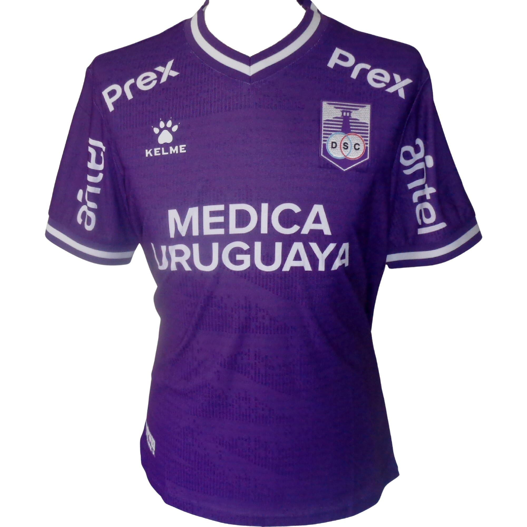 Defensor SC (Uruguay) Men's Home Soccer Jersey Football Shirt 2025 (US, Alpha, Medium, Regular, Regular, Purple)