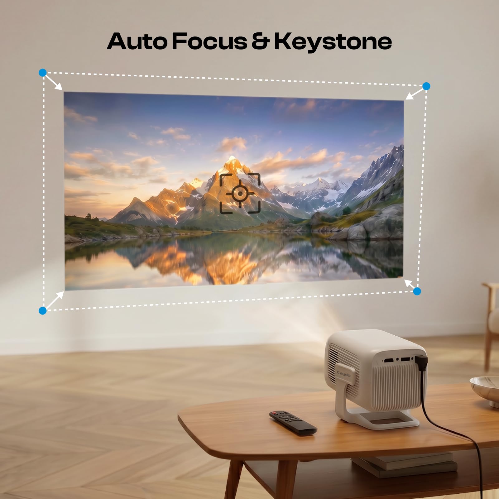 Proiettore artistico Caydo P2, proiettore da disegno nativo 1080P | App di disegno esclusiva integrata per artisti, messa a fuoco automatica e correzione trapezoidale, proiezione da 40″ a 100″