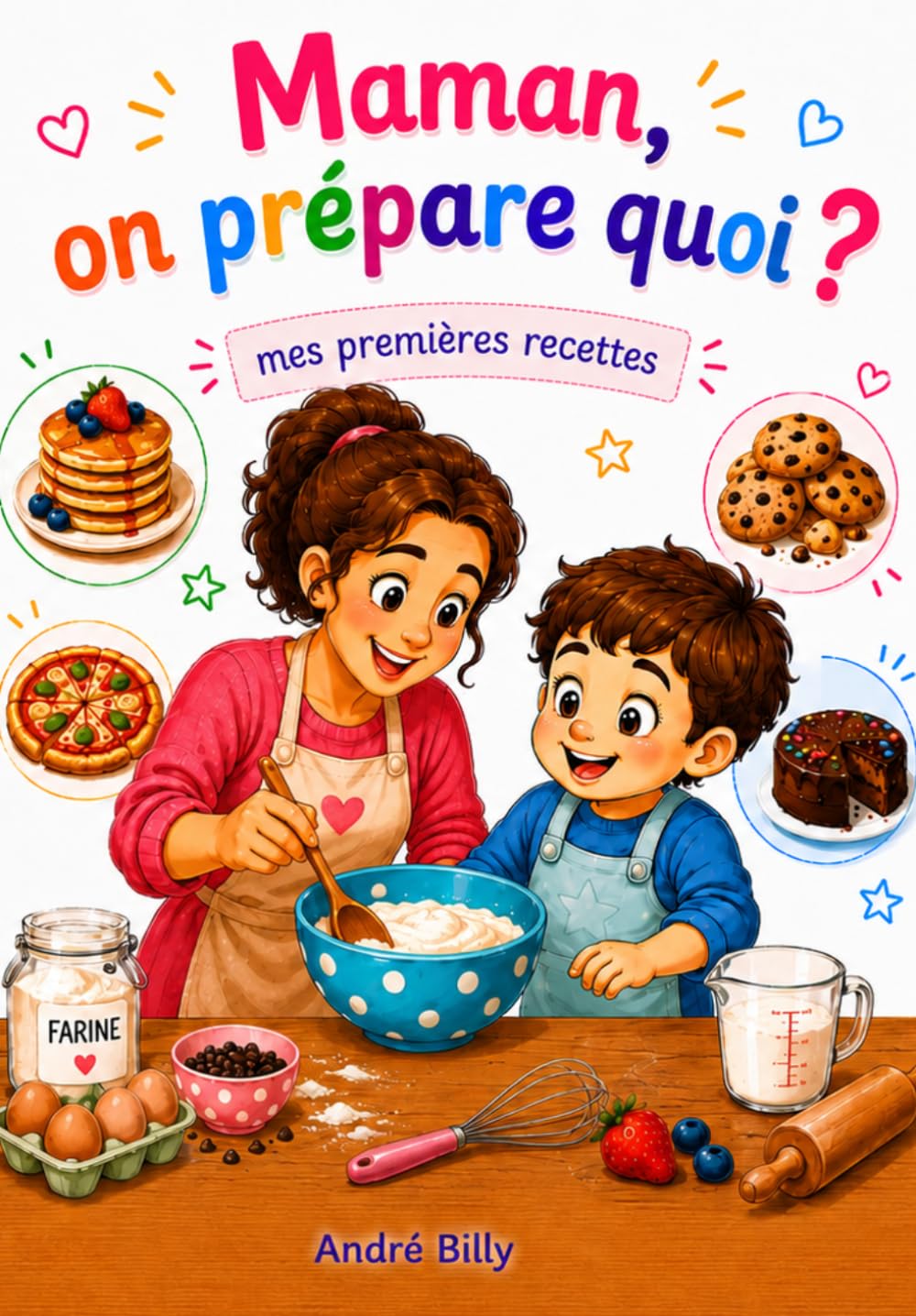Maman, on prépare quoi ?: mes premières recettes ( version petit garçon)
