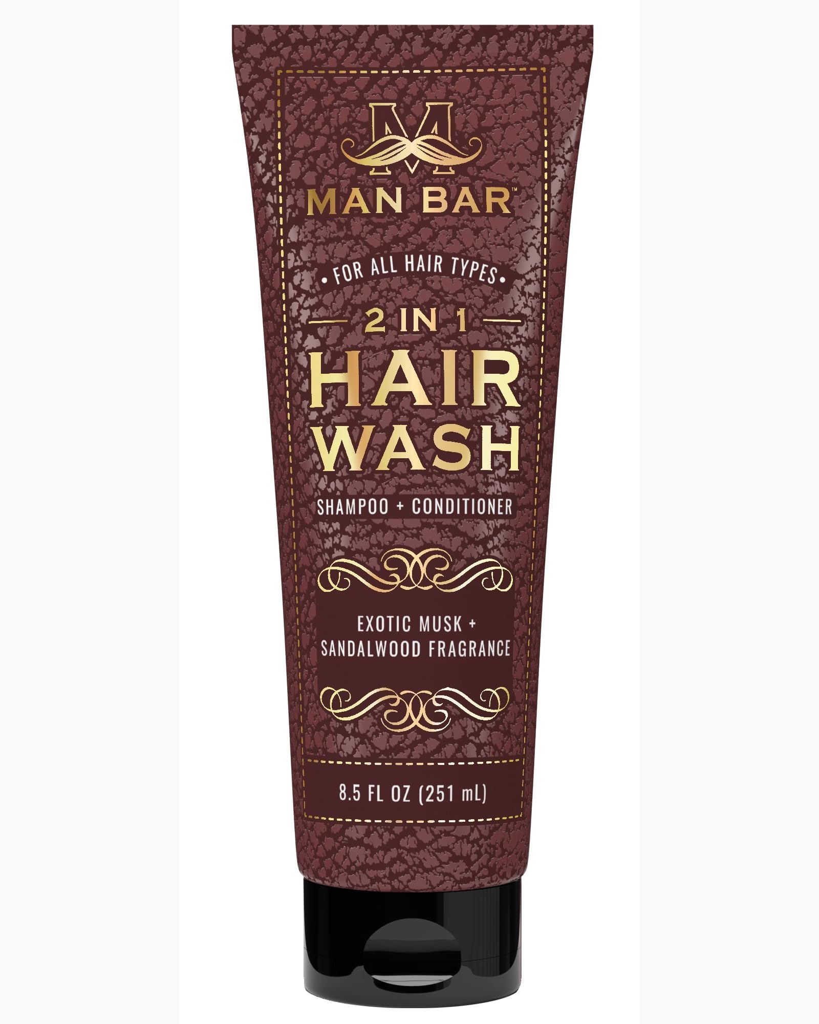 San Francisco Soap CompanyMan Bar 2 IN 1 Hair Wash EXOTIC MUSK & SANDALWOOD - Where Lather meets Luxury