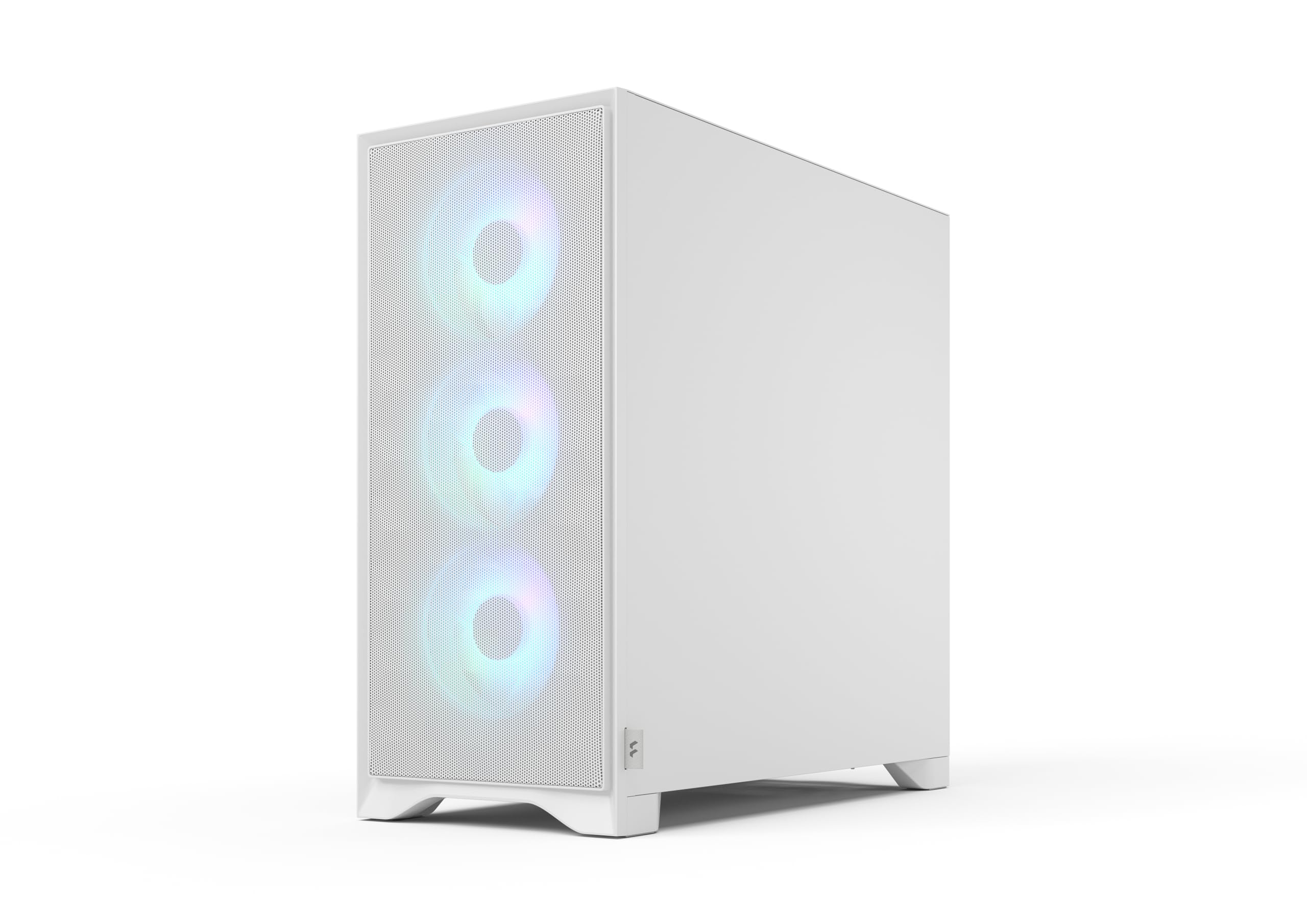 Fractal Design Pop 2 Air White RGB - Tempered Glass - Performance Airflow PC Gaming Case - Mesh Front Panel - Three 120 mm RGB Fans Included - Spacious Interior - ATX/mATX/ITX Motherboard Support