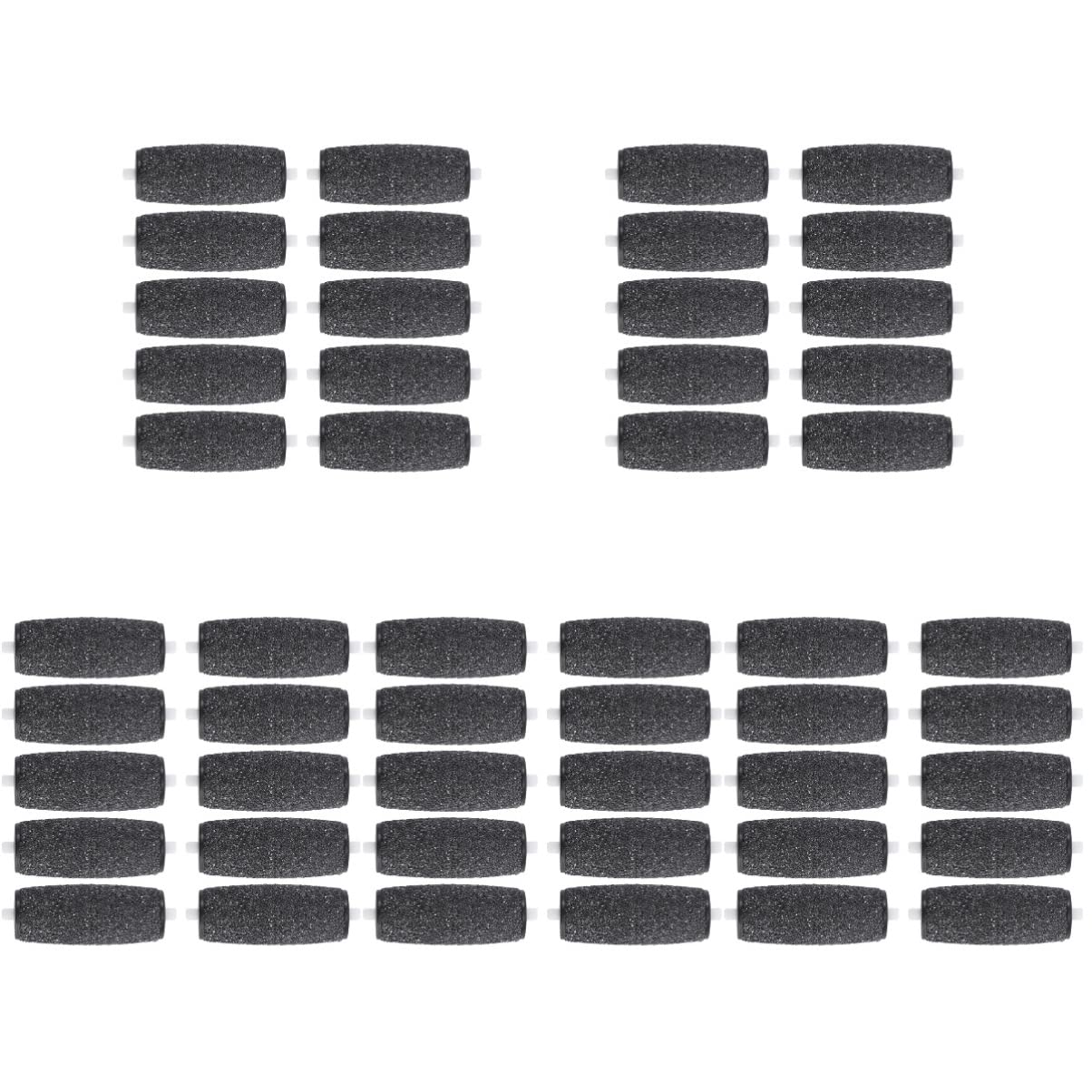 FRCOLOR 50pezzi Testa Di Ricambio Per Raspino Elettrico Per Piedi Per La Dei Piedi Rimozione Della Morta Compatibile Con Grattugie Per Elettriche e Lavabile