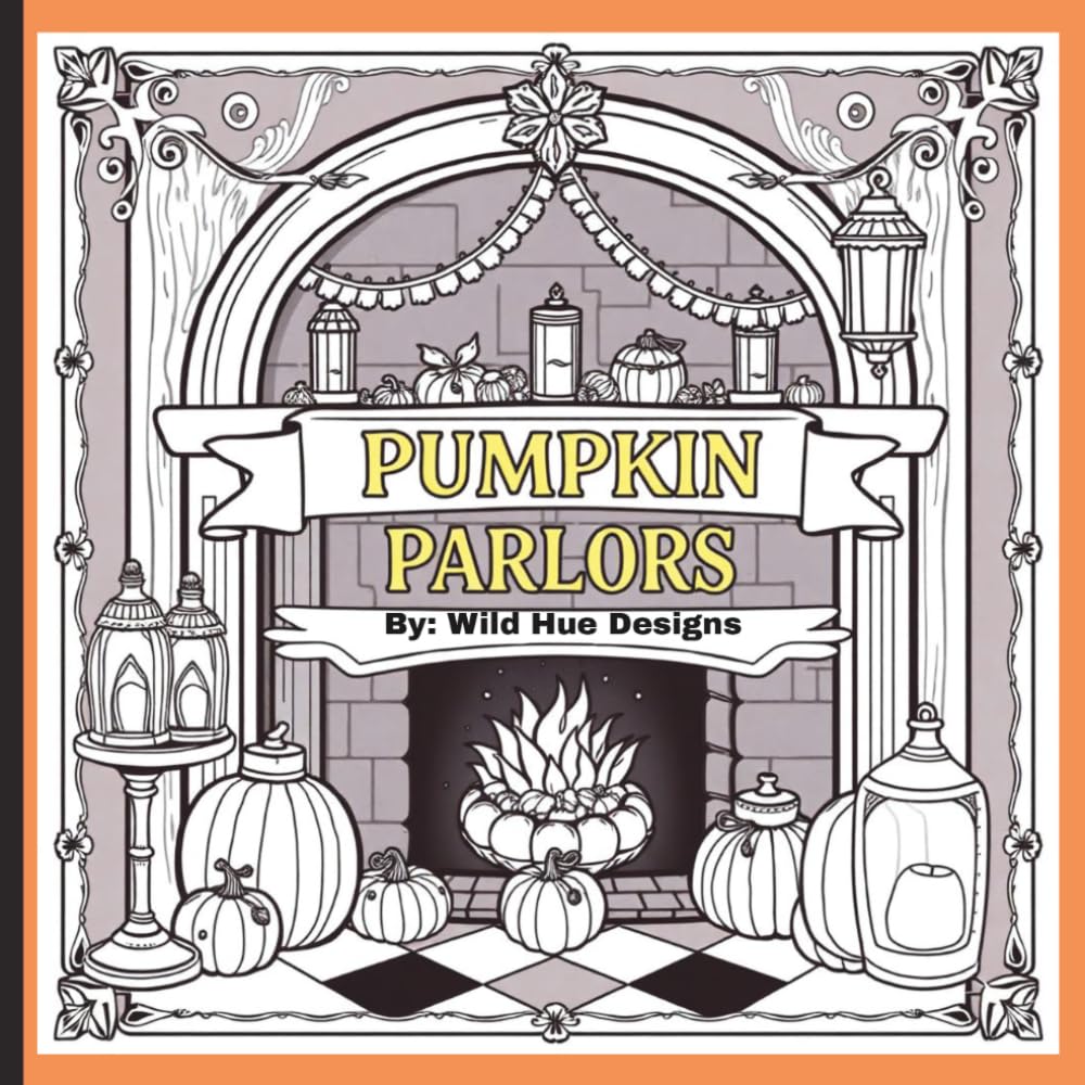Pumpkin Parlors: Whimsical Gothic Rooms Featuring Cute Ghosts, Bats, and Halloween Decor