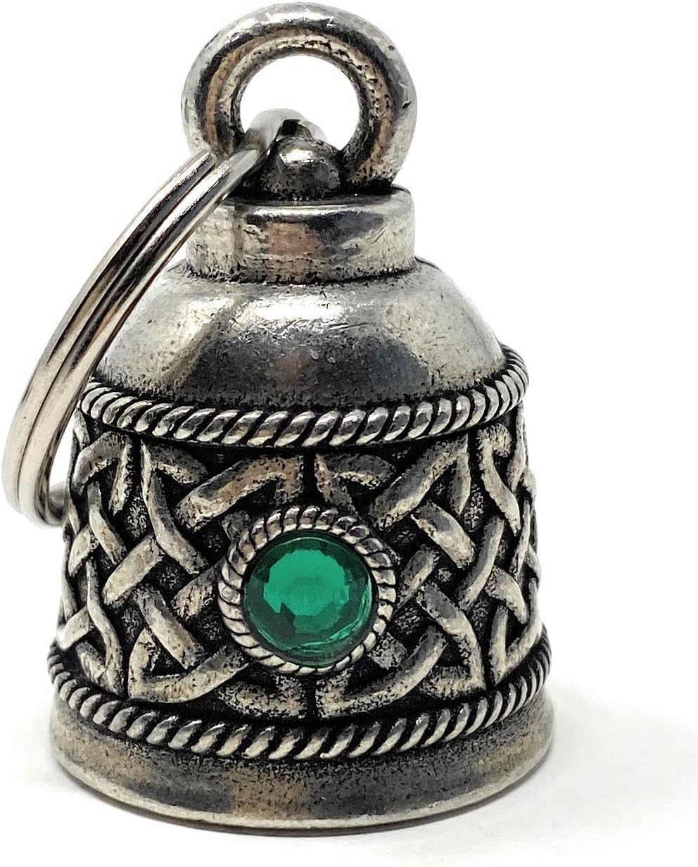 Bravo BellsCeltic Band Diamond Bell - Biker Bell Accessory or Key Chain for Good Luck on The Road