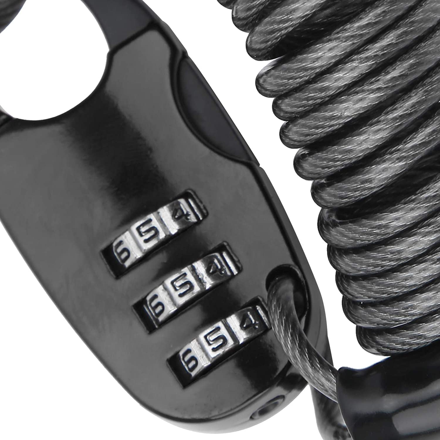 Candado de Cable de Acero para Seguridad de Bicicleta, para Casco de Bicicleta, candado de Cable de Acero, candado portátil Universal para Casco con contraseña, candado antirrobo p