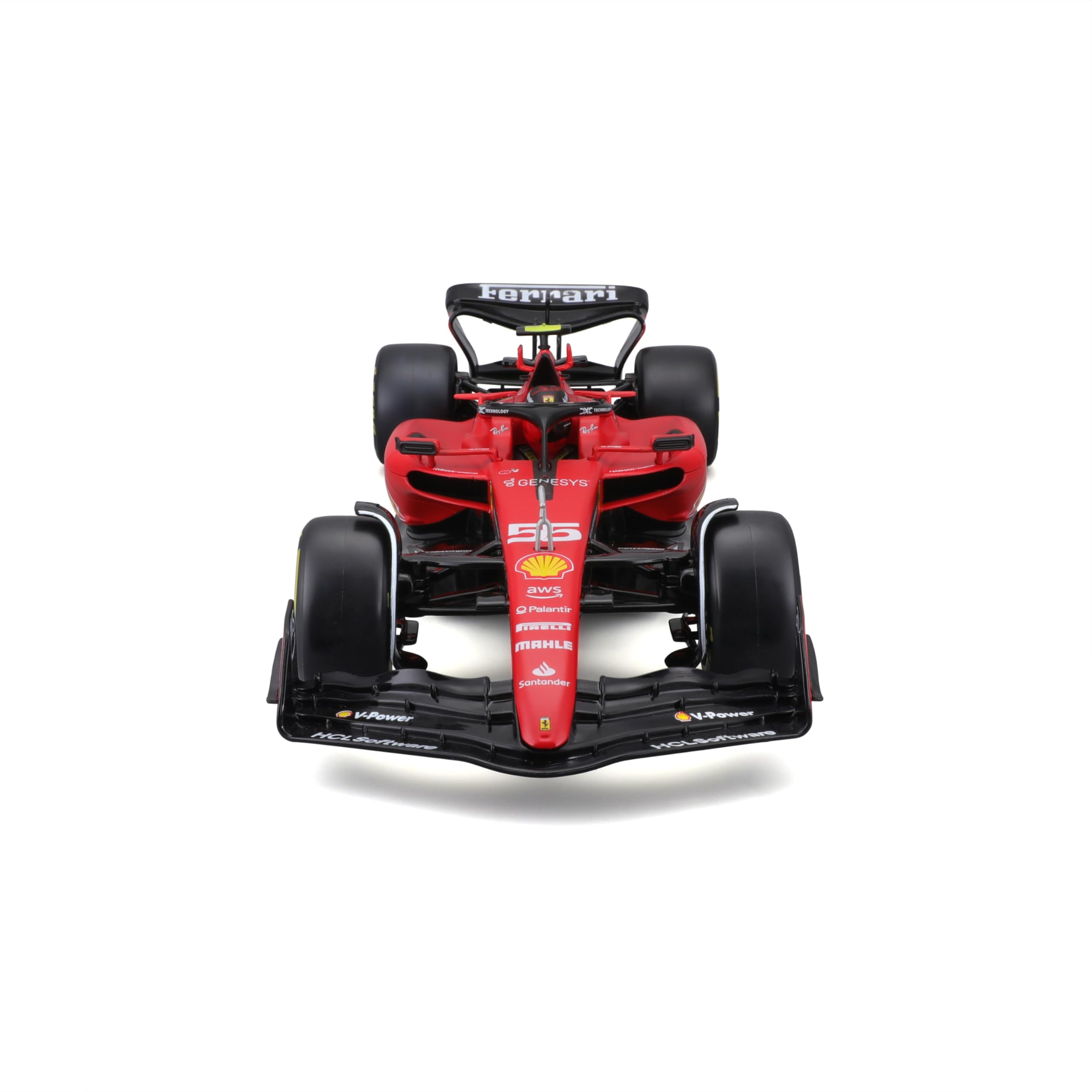 BBURAGO 18-36835L MODÈLE F1 Ferrari SF-23 #16 Leclerc Avec Casque