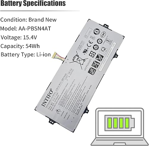 Miniatura 3 de Batería para portátil de 42 Wh 9JM71 compatible con Dell Latitude 5320 7320 7420 7520 Series Notebook 7FMXV TN2GY 4M1JN 1PP63 HDGJ8 MHR4G 11.4V 42Wh