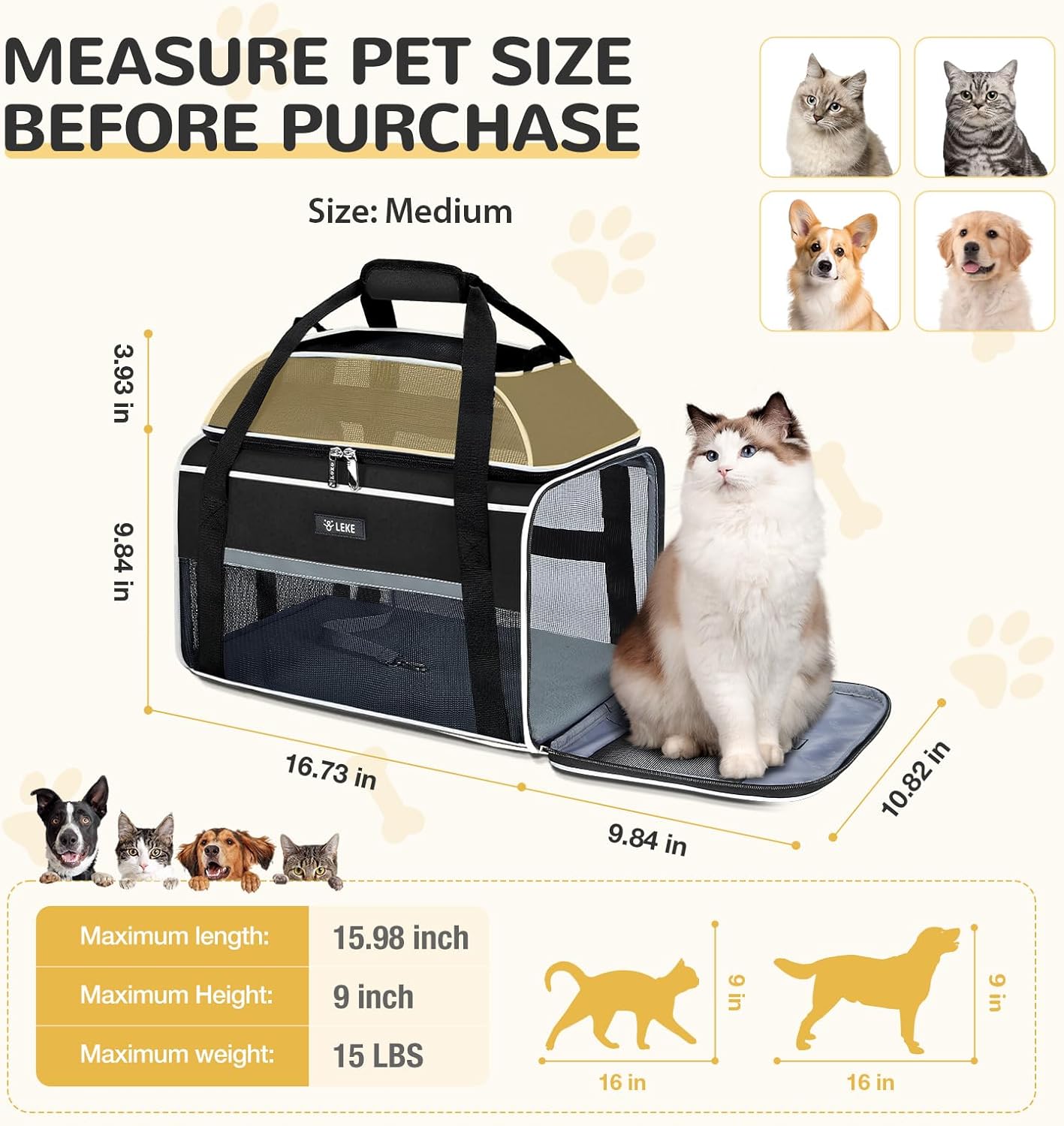 Travel Smart: Review of the Lekereise Expandable Pet Carrier for Comfort and Safety