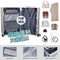 使い勝手抜群 ✨ スーツケース 超軽量 ダブルキャスター TSAロック搭載 静音 Amazon.co.jp: [AnyZip] スーツケース キャリーバッグ 機内持込