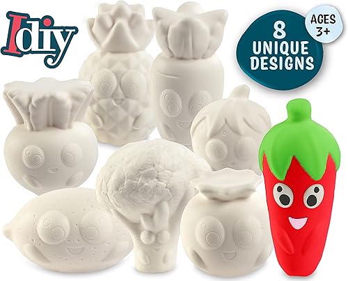 Miniatura 7 de Squishies gigantes de frutas y verduras (12 formas únicas), paquete de valor, juguetes blandos con aroma Kawaii blanco de crecimiento lento,