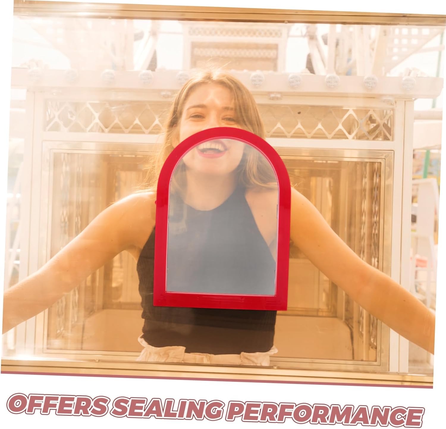 Acrylic Showcase Window Organic Glass Replacement Door for Kitchen Display Cold Food Display Small Opening