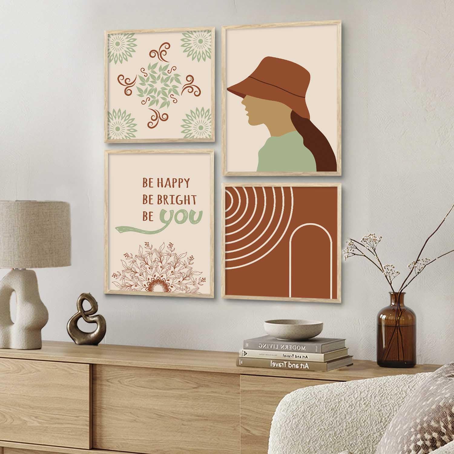 Kotart Wood Wall Paintings - Nature Leaf Art -27