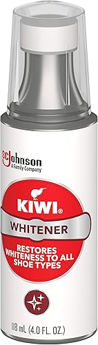 Miniatura 3 de KIWI Blanqueador de zapatos | Para cuero, vinilo, lona, nailon y más | 4 onzas líquidas | Incluye aplicador de esponja