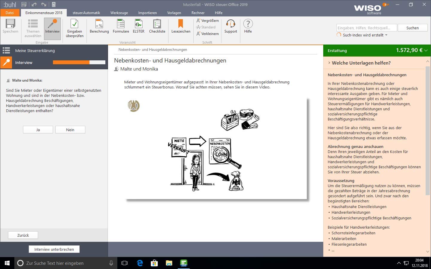 WISO steuer:Office 2019 (für Steuerjahr 2018): Unser Bestes für Ihre Steuererklärung 2018. Windows (WISO Steuer-Software)