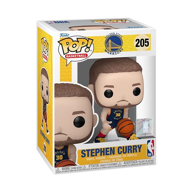 Funko Pop! NBA: Warriors - Stephen Curry - (City Edition 24) - Figura de Vinilo Coleccionable