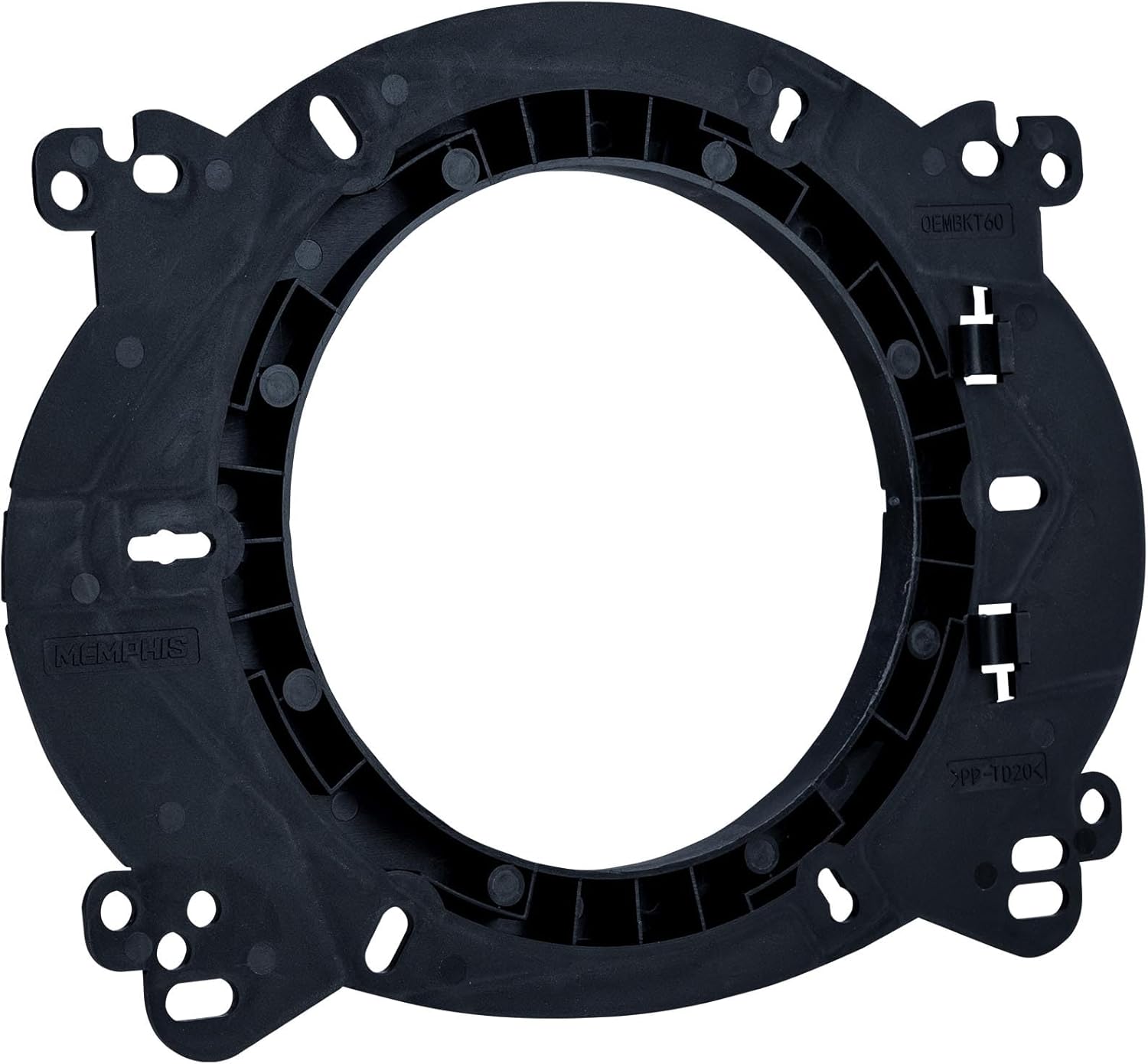 Memphis Audio SRX60V Street Reference Series 6.5" Oversize Speakers - Pair with OEMBKT60 Vehicle Specific 6 1/2"" Speaker Adaptors