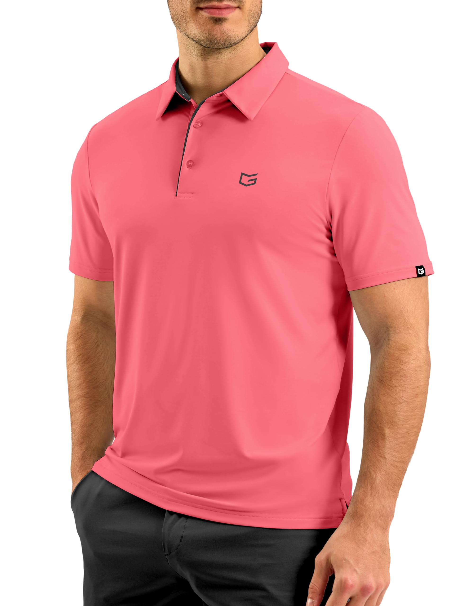 G Gradual Mens Golf Shirt Dry Fit Short Sleeve Polos Moisture Wicking Performance Polo Shirts for Men Athletic Tennis Casual — view 18
