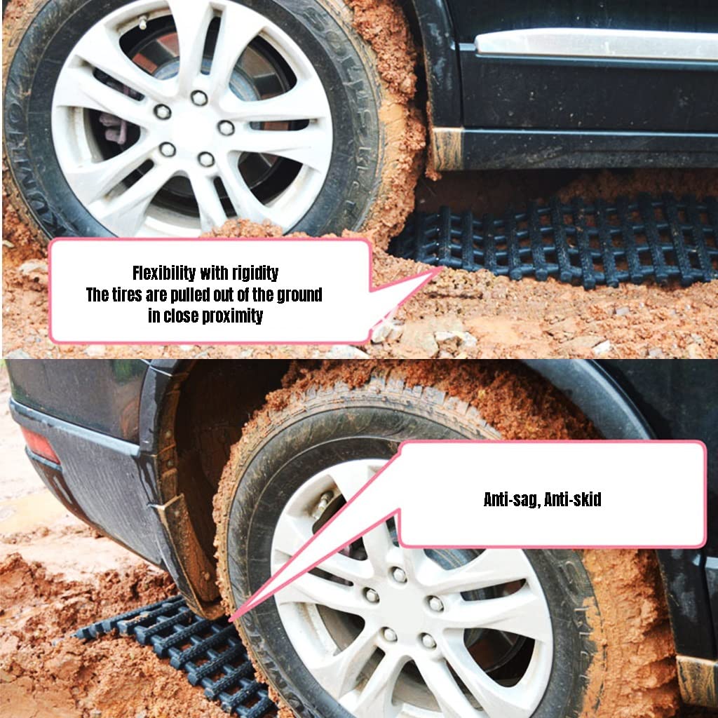Mata trakcyjna do opon Urządzenia awaryjne do odzyskiwania pojazdów samochodowych z torbą transportową Deski trakcyjne terenowe do rampy piaskowej, błota śnieżnego (z: