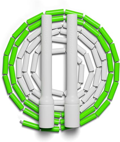 Miniatura 9 de Beaded Jump Rope – Adjustable 10ft Skipping Rope for Women, Men & Kids, Beginner Friendly with Durable Weighted Beads, Shatterproof Handles,