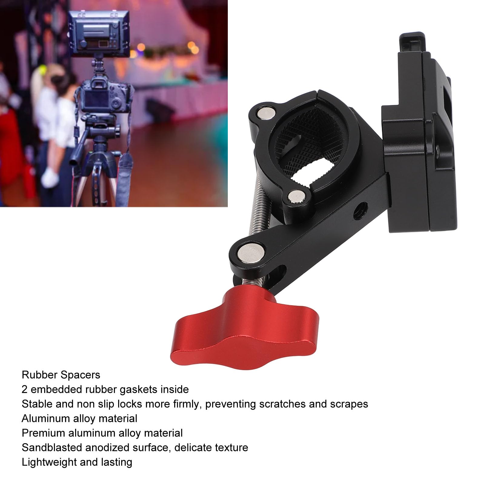 Amazon | vマウントバッテリークランププロフェッショナル安定スリップ