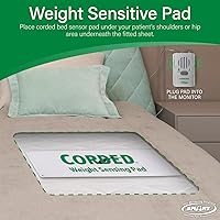 Vista 3 de Smart Caregiver® Bed and Chair Exit Alarm System for Fall/Wandering Prevention – Know When They get up! Includes Monitor with 10in x 30in Bed Sensor