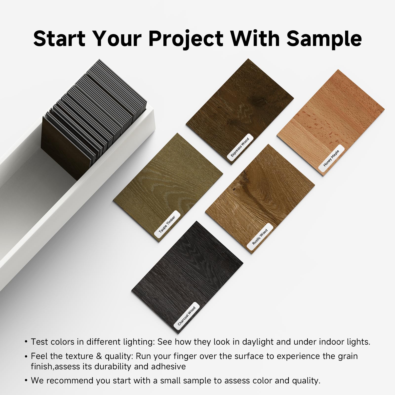 Pavimenti in vinile Peel and Stick, legno espresso, 18 assi 27 mq