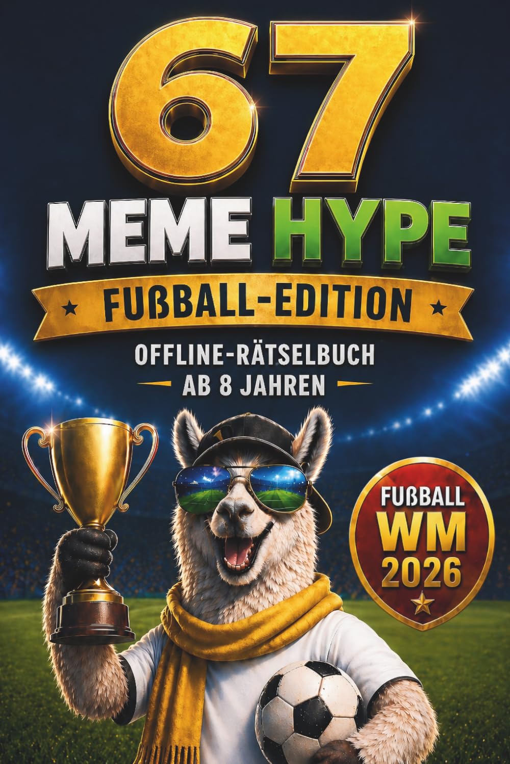 67 MEME HYPE - Offline-Rätselbuch | Fußball-Edition für schlaue Kicker ab 8 Jahren: Das Geschenkbuch für Kinder in der 2. und 3. Klasse | Rätselspaß statt Langeweile