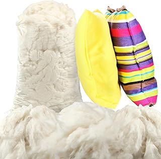 Berlune 500g/1.1lb Cotton Stuffing for Stuffed Animals Soft Pillow Natur...